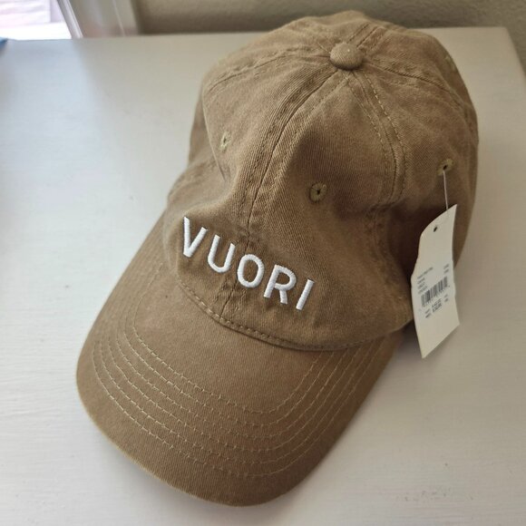 Vuori Ball Cap Camel Khaki Green One Size Adjustable NEW Hat - Picture 1 of 6